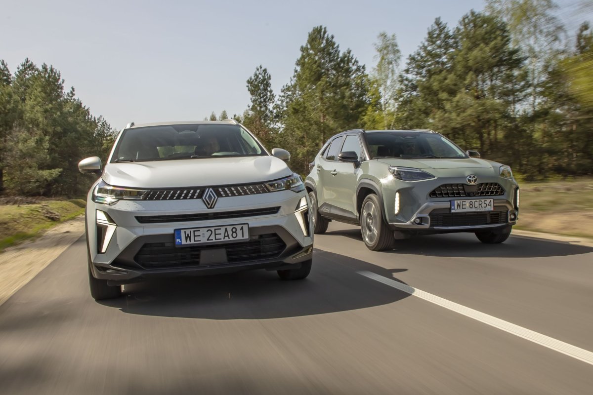 Renault Captur vs Toyota Yaris Cross – czy hybrydy to przez cały czas domena tylko Toyoty? Renault rzuca wyzwanie liderce | PORÓWNANIE