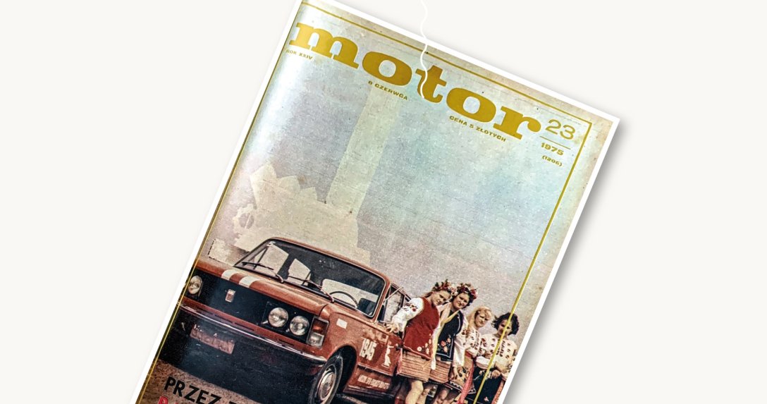 Okładka Motoru numer 23 z roku 1975