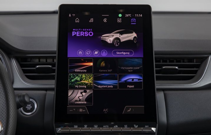 Renault Captur - ekran