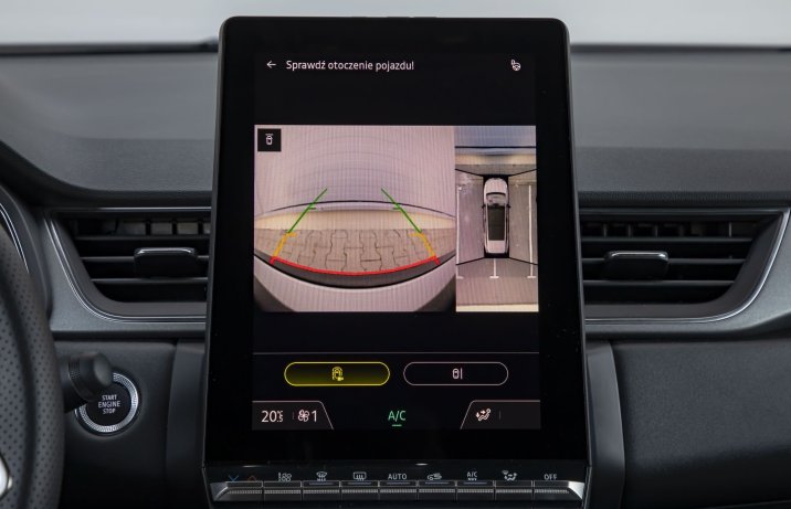 Renault Captur - kamery