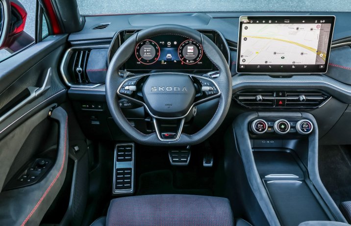 Skoda Kodiaq RS - kokpit