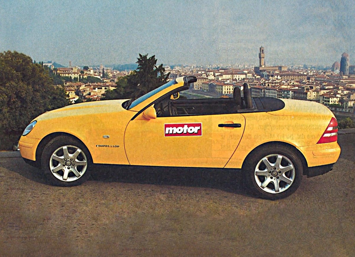 Mercedes SLK (R170) – belissima macchina! | Pierwsza jazda z „Motoru”nr 45/1996