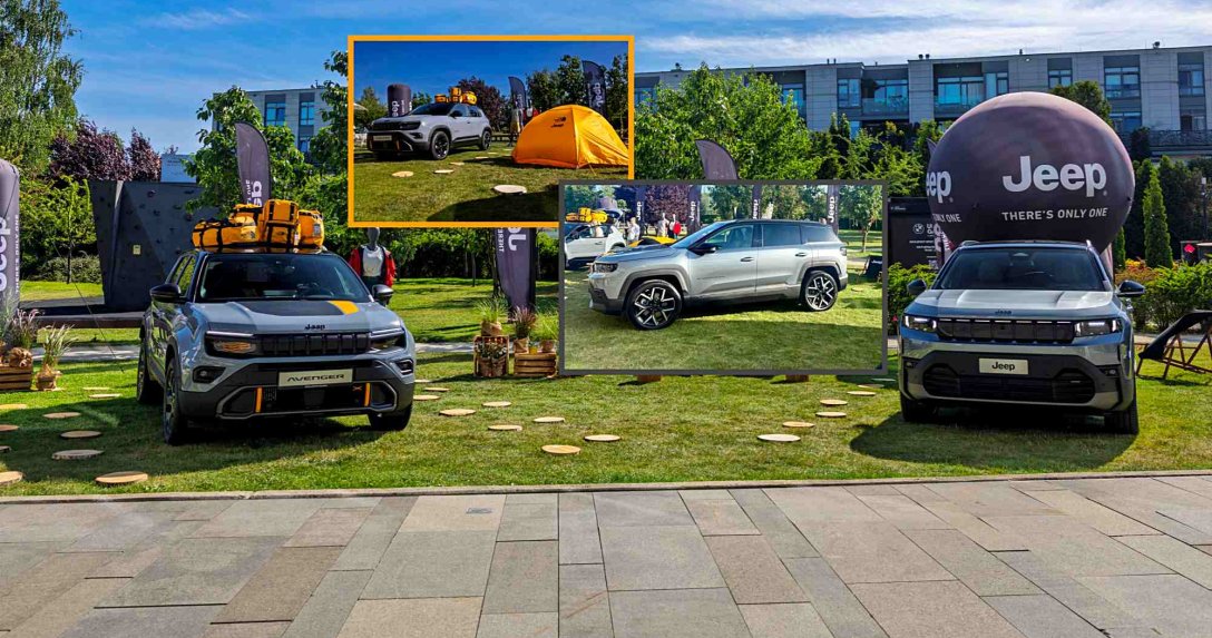 Jeep Compass trzeciej generacji i Avenger TNF