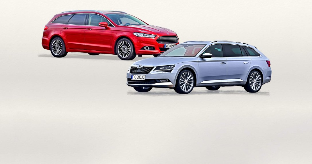 Ford Mondeo Mk5 i Skoda Superb III – przody i boki