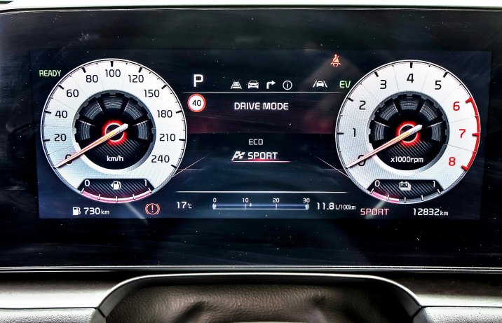 Kia Niro 1.6 GDI HEV 6DCT 2025 – test – zegary