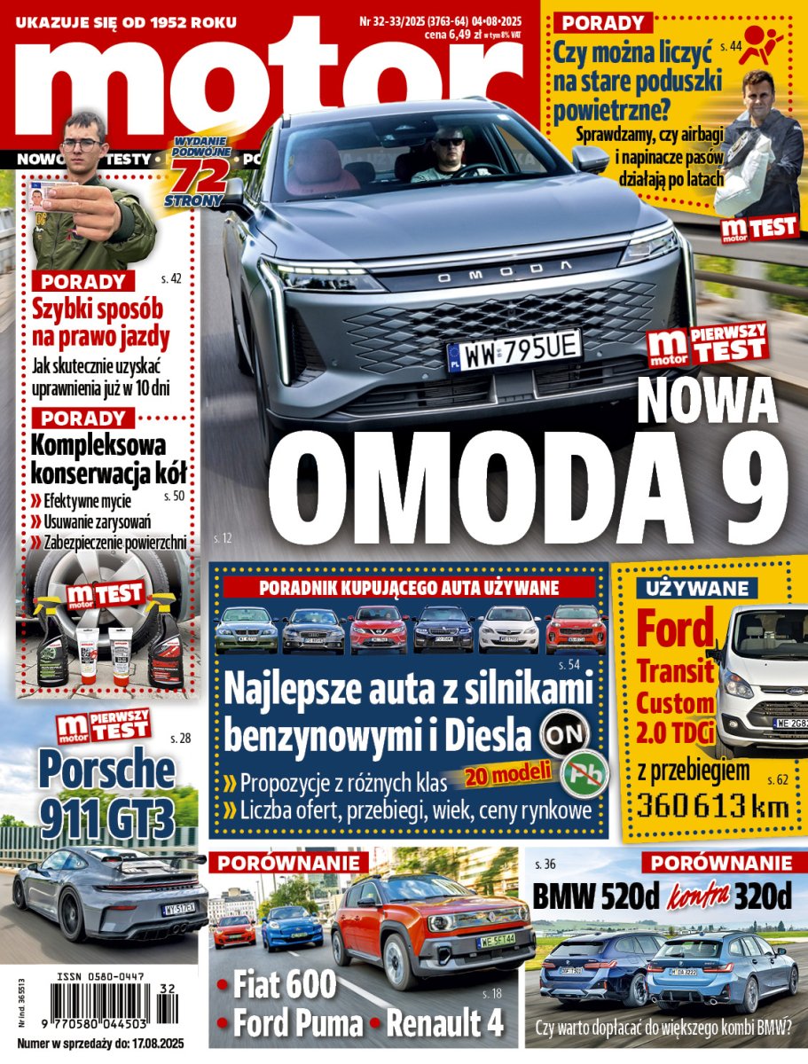„Motor” nr 32-33/2025 – zapowiedź numeru
