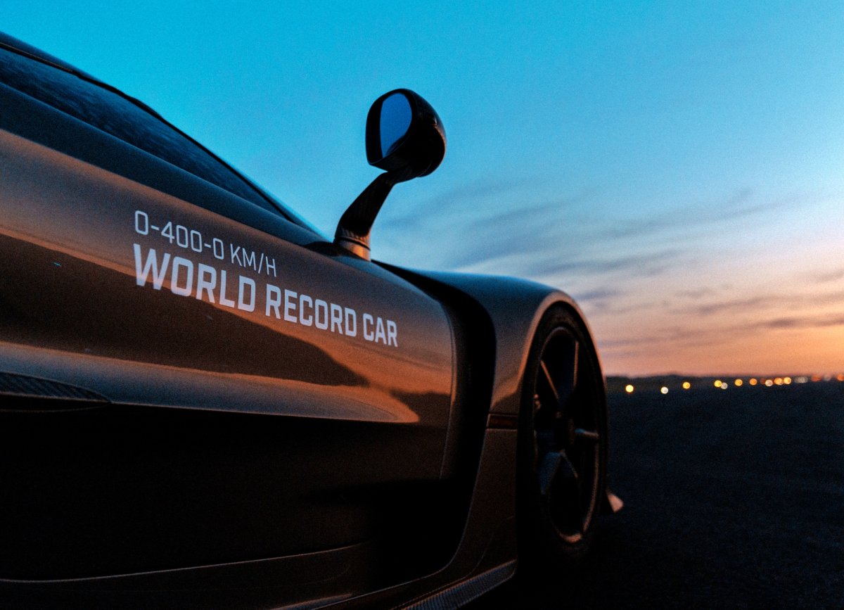 Szybka zemsta – Koenigsegg pobił niedawno ustanowiony przez Rimaca rekord 0-400-0 km/h