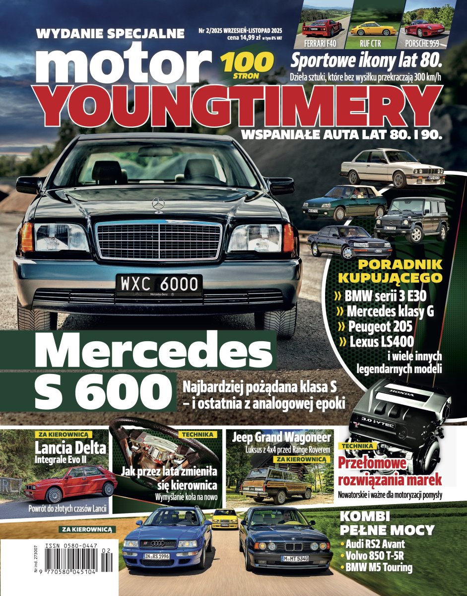 Wydanie specjalne „Motoru” 2/2025 – „Youngtimery – wspaniałe lata 80. i 90.” już w sprzedaży!
