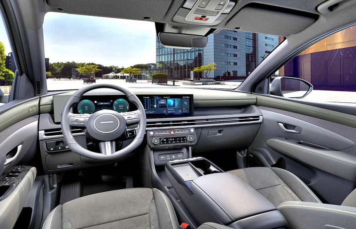 Hyundai Tuscon IV FL 20th Anniversary – deska rozdzielcza