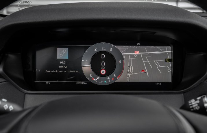 Range Rover Velar - zegary