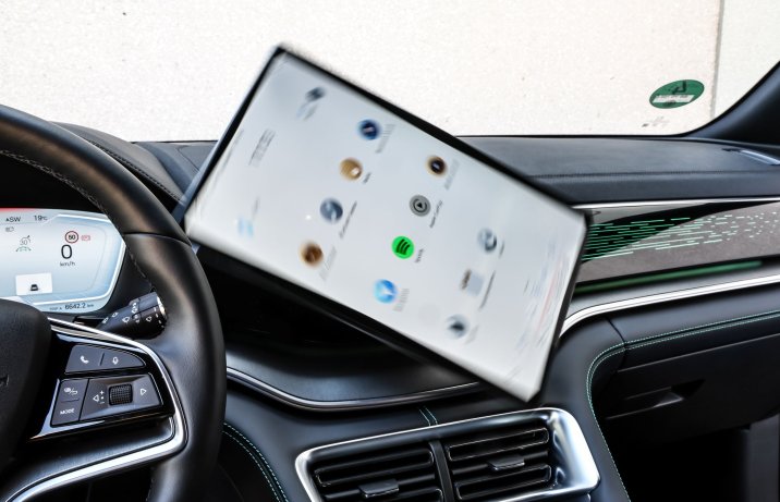 BYD Seal U - obracanie ekranu