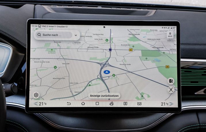 BYD Seal U - nawigacja poziom