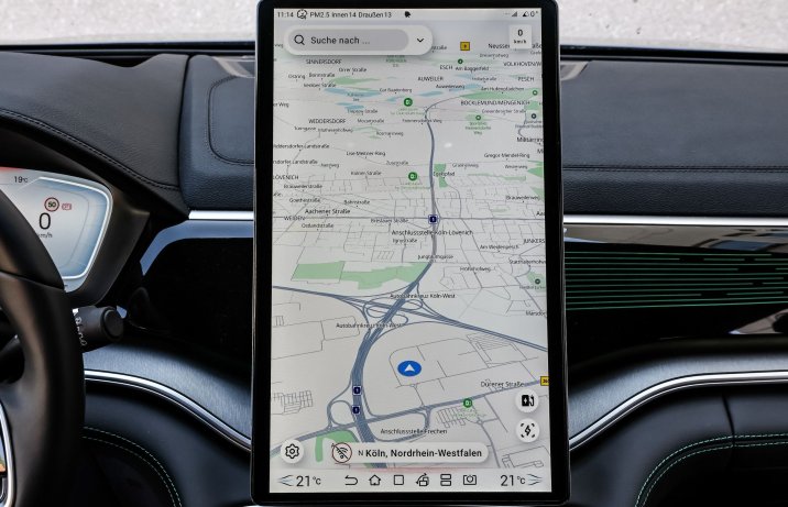 BYD Seal U - nawigacja pion