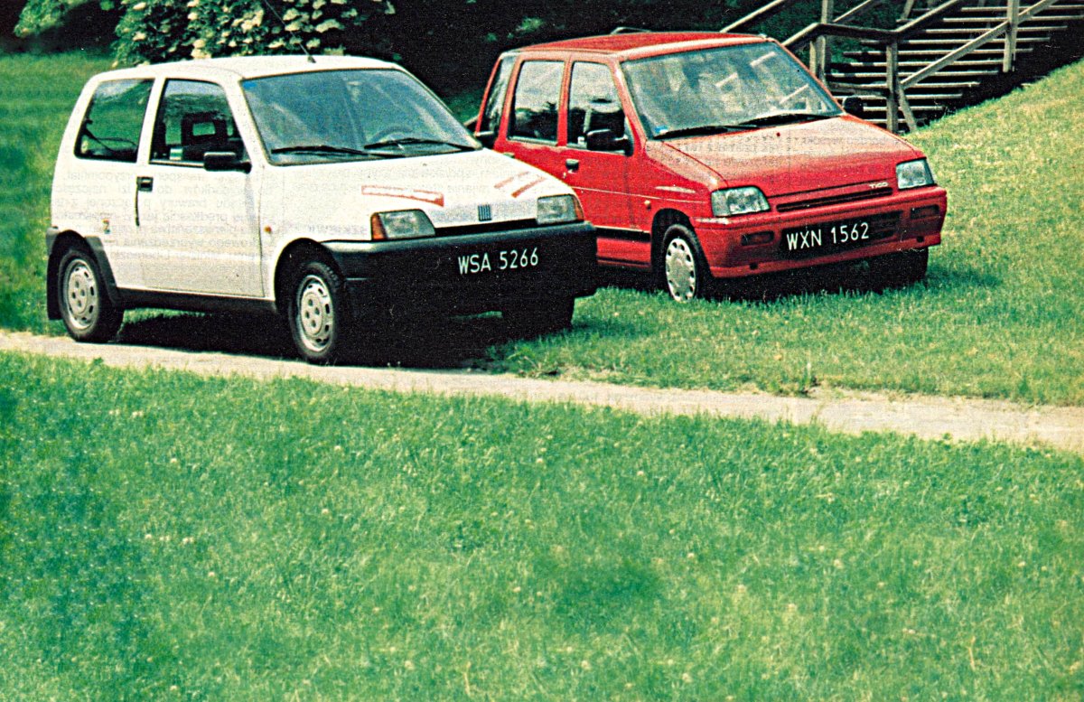 Daewoo Tico kontra Fiat Cinquecento – pojedynek hitów polskich ulic lat 90. | „Motor” nr 36/1995