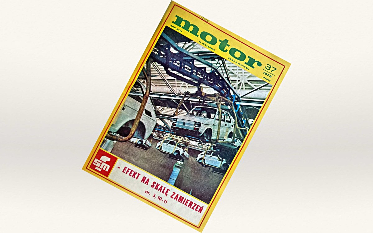 Pół wieku temu w „Motorze” – przeglądamy wydanie nr 37 z 1975 r.