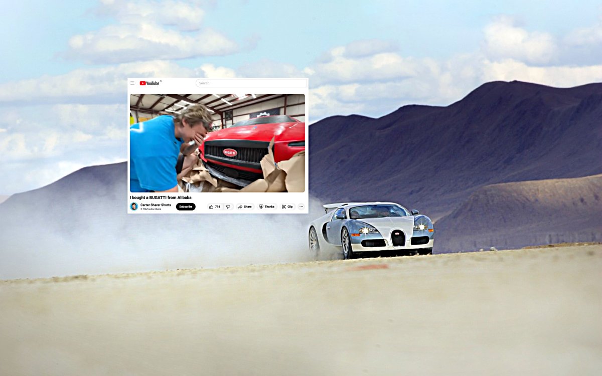 Kupił używane Bugatti z Alibaby. Tak wygląda pułapka za 30 000 dolarów