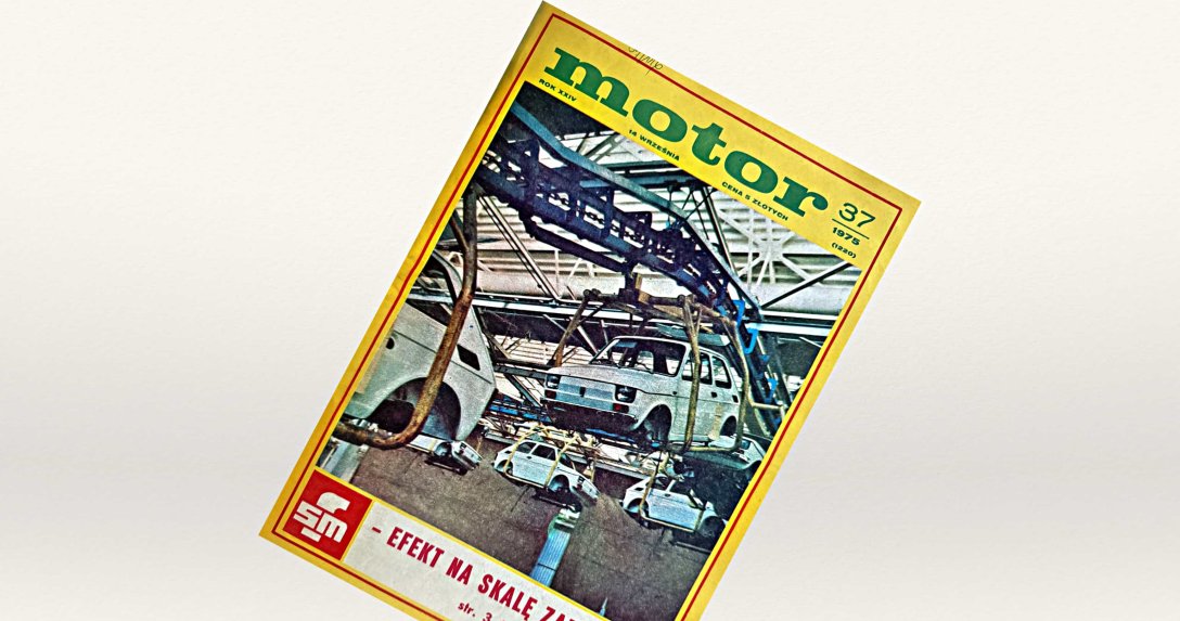 Motor numer 37 z 1975 roku – okładka
