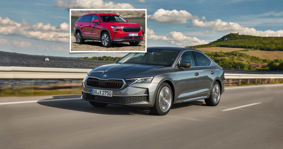 Skody Octavia i Kodiaq – przody