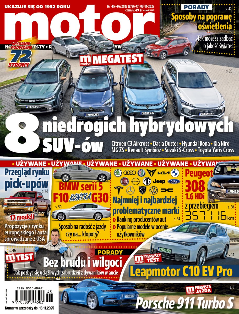„Motor” nr 45-46/2025 – zapowiedź numeru