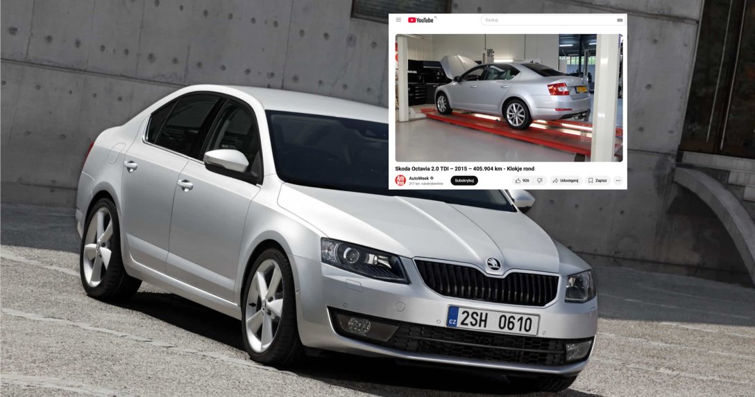 Skoda Octavia II, screeny z YouTube