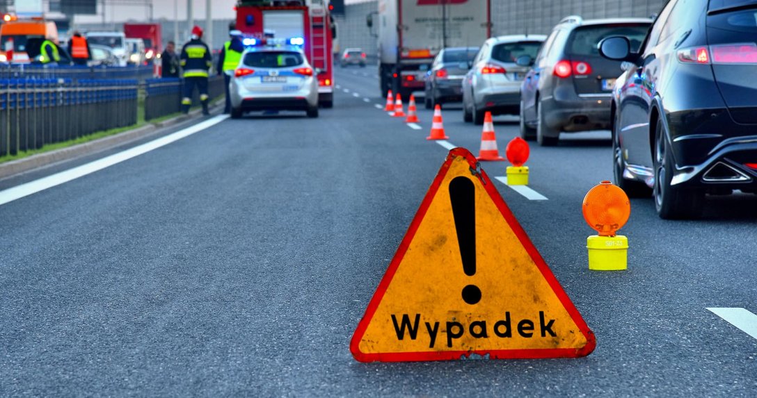 Wypadek na drodze