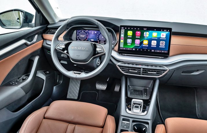 Skoda Octavia Combi 2.0 TSI DSG 4x4 Edition 130 Selection 2025 – test: wnętrze, deska rozdzielcza