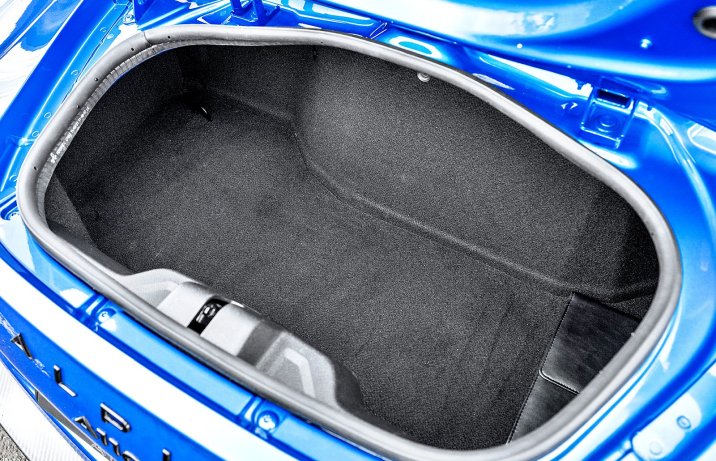 Alpine A110 GTS (2025) – test – tylny bagażnik