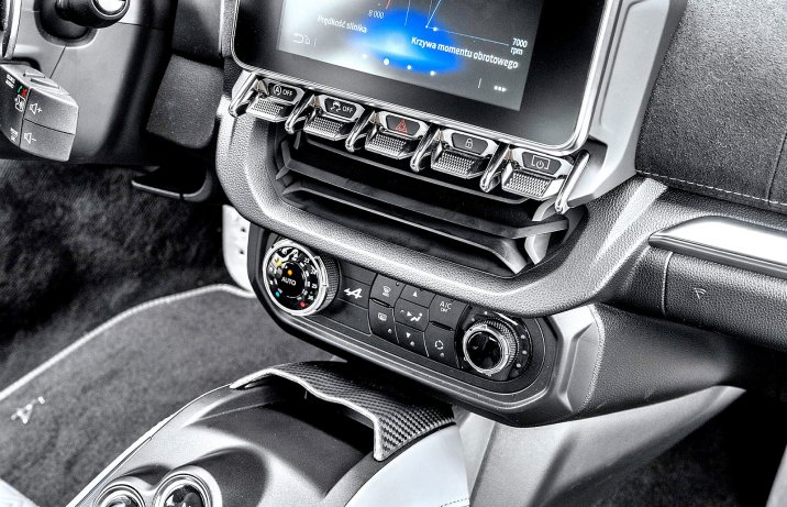 Alpine A110 GTS (2025) – test – centralny nawiew