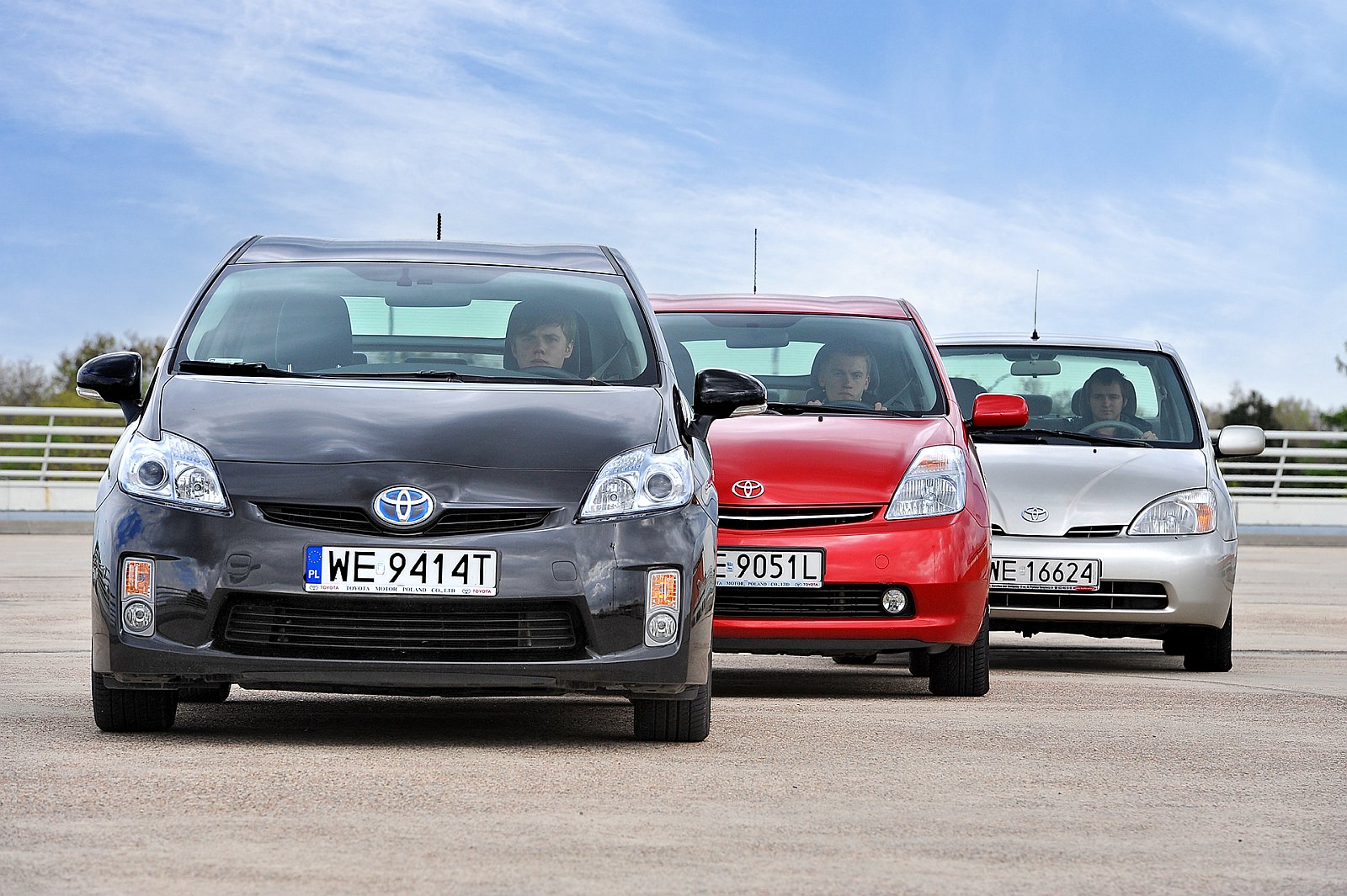 Toyota Prius trzy pierwsze generacje
