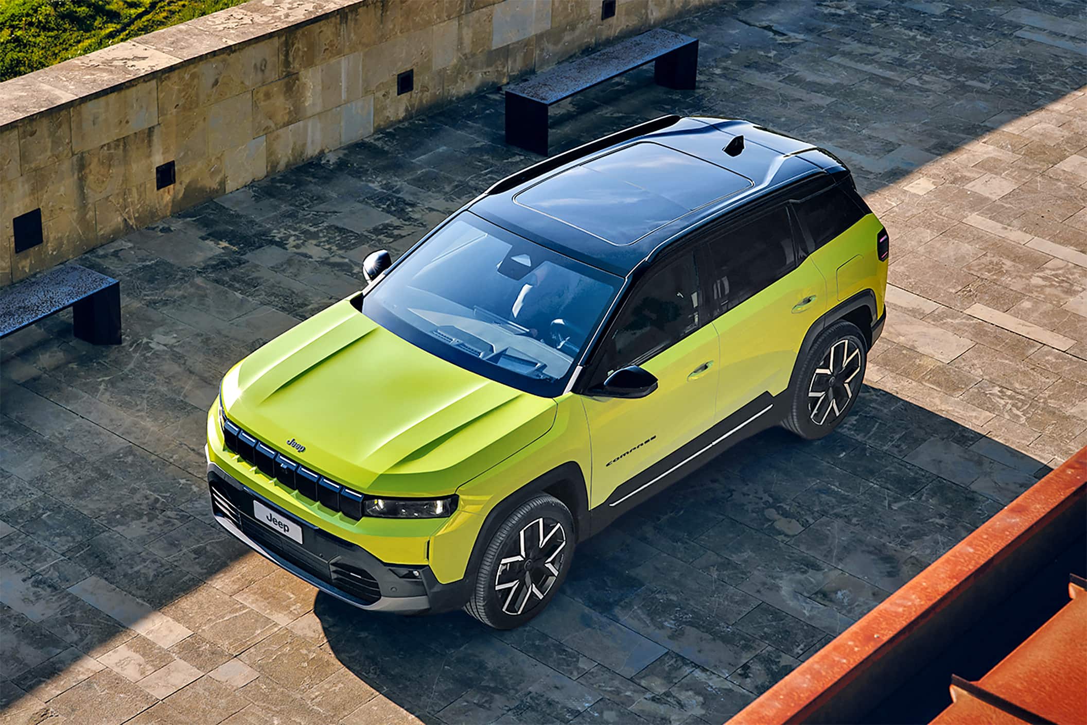 Jeep Compass 2025 widok z góry