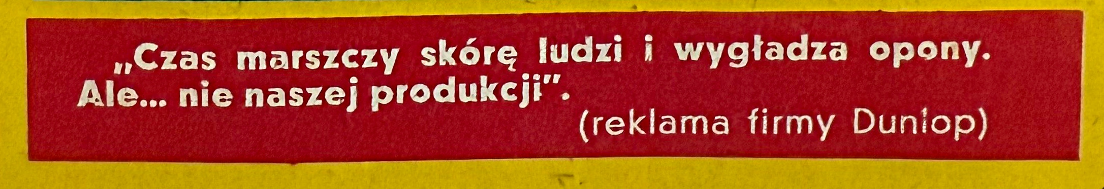 reklama dunlopa 1975