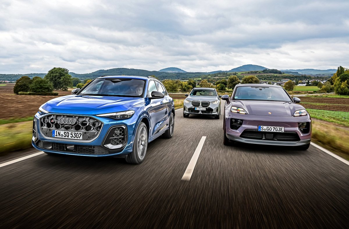 Audi SQ5, BMW X3 M50 i Porsche Macan 4 – sportowy SUV na benzynę czy na prąd?