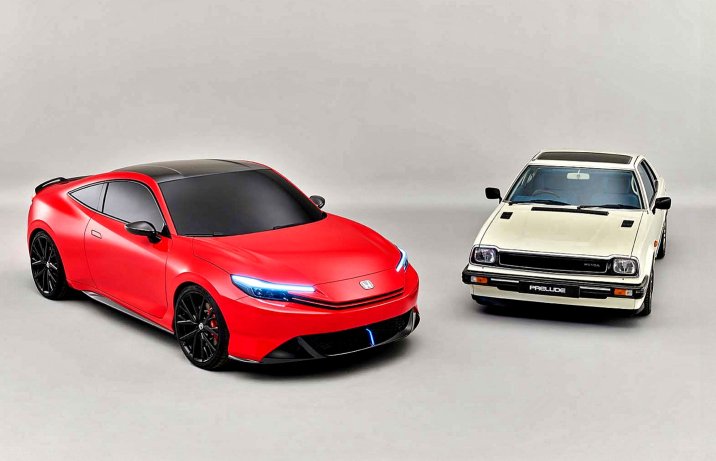 Honda Prelude old vs new