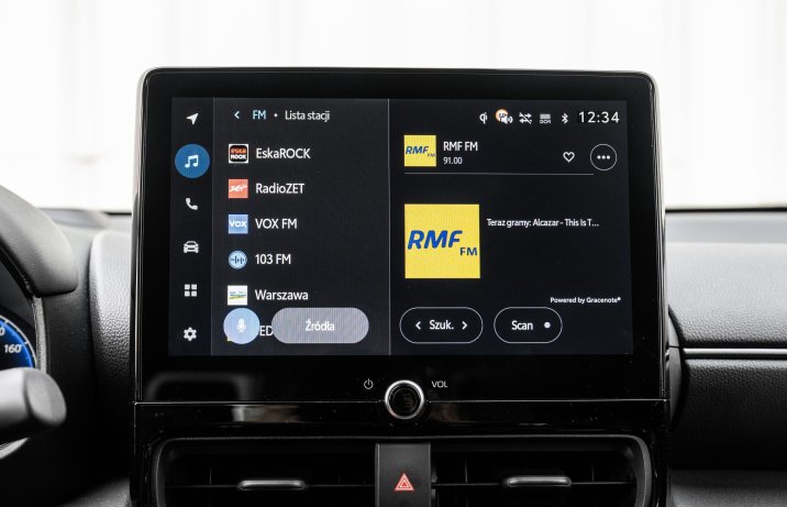 Toyota Yaris Cross - ekran