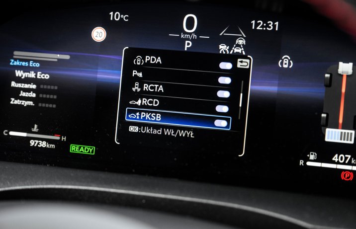 Toyota Yaris Cross - zegary