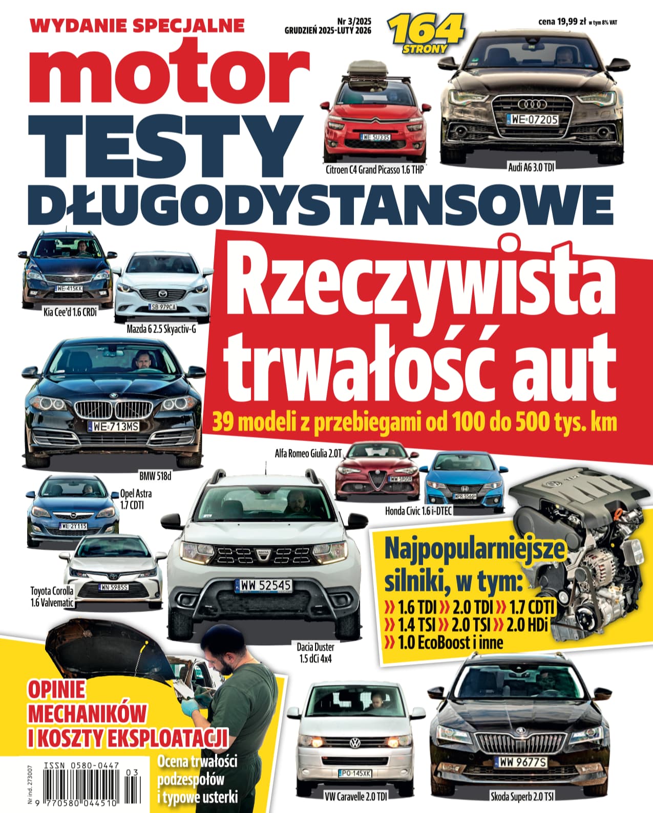 Motor wydanie specjalne numer 3/2025 testy długodystansowe okładka