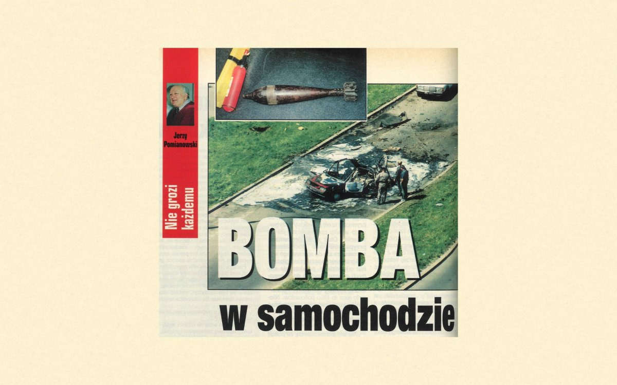 Bomba w samochodzie (nie grozi każdemu) – ostrzegał, ale i uspokajał tygodnik „Motor” w numerze 36 z 1995 r.