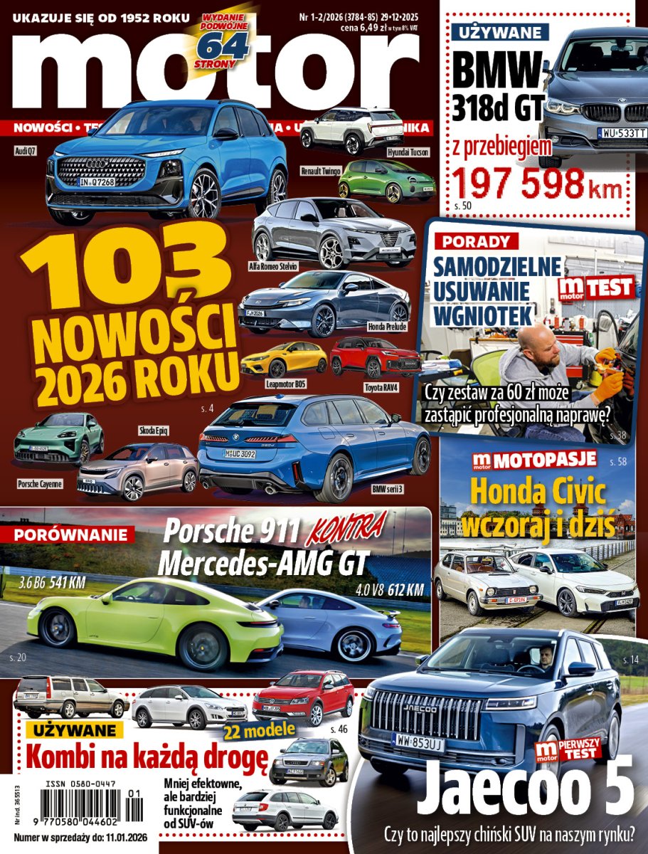 „Motor” nr 1-2/2026 – zapowiedź numeru