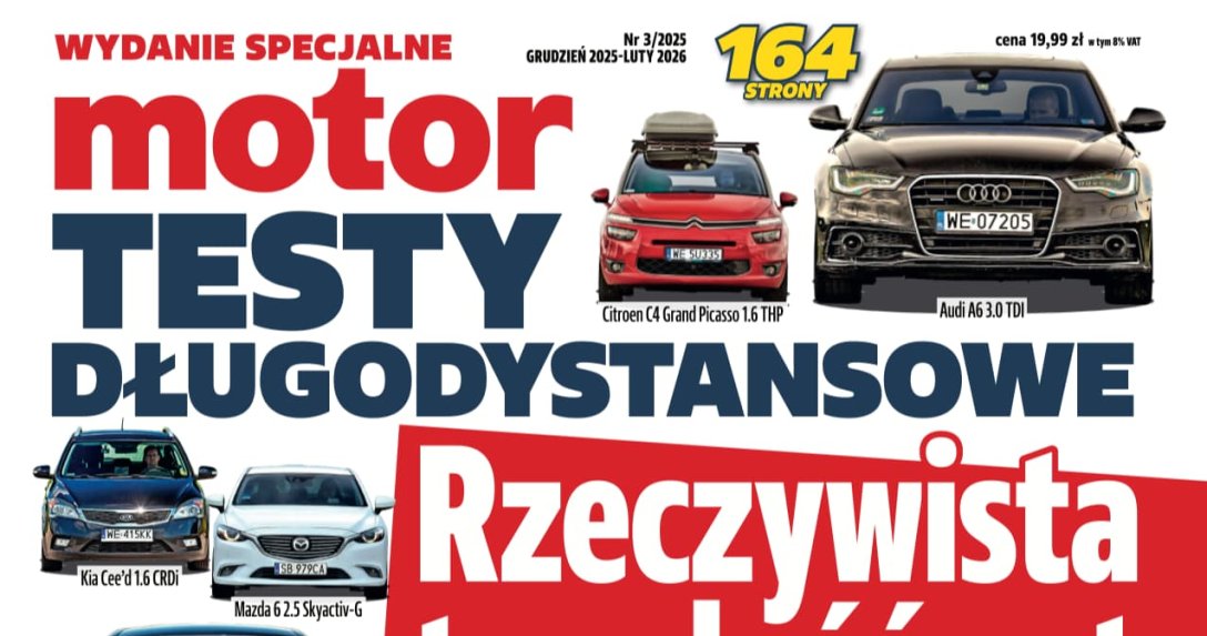 Wydanie specjalne „Motoru” 3/2025 – „Testy długodystansowe” – okładka