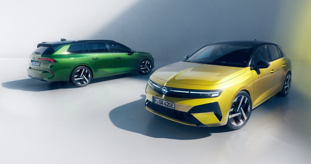 Opel Astra przód/tył