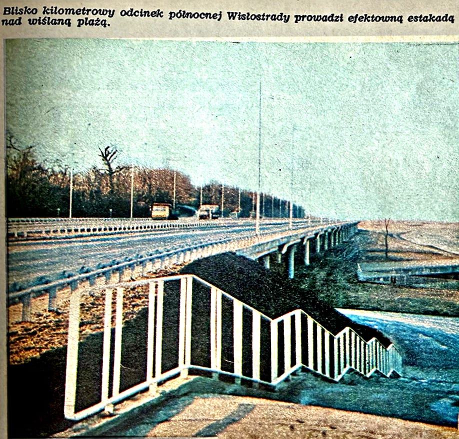 Wislostarada estakada 1976