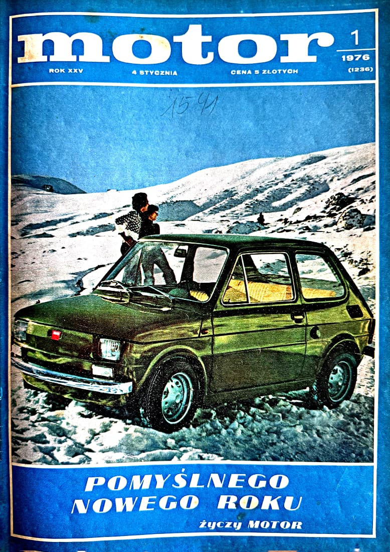 Motor numer 1 z 1976 roku – okładka