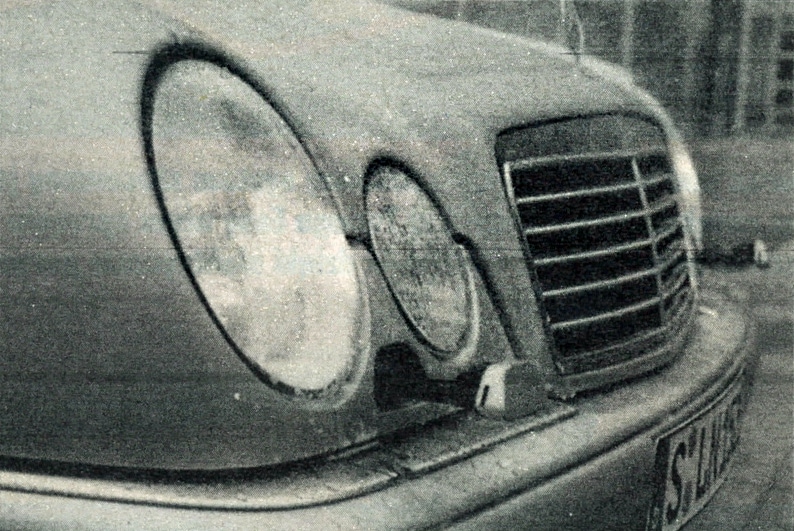 mercedes w210 przód światła