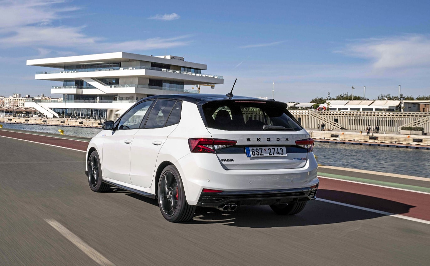 skoda fabia 130 sport – tył
