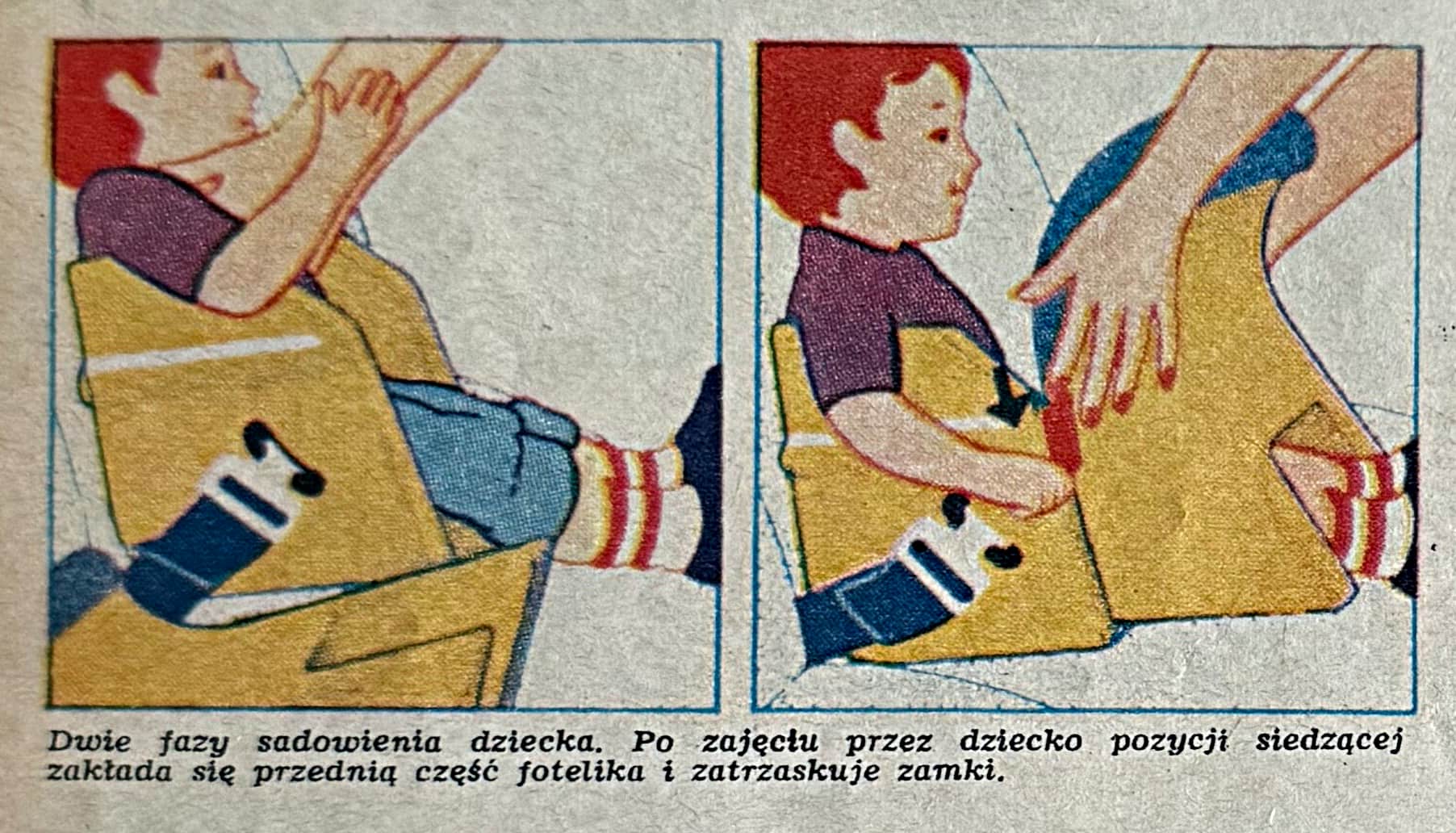 motor-numer-4-z-1976-roku-sadowienie-dziecka-w-foteliku