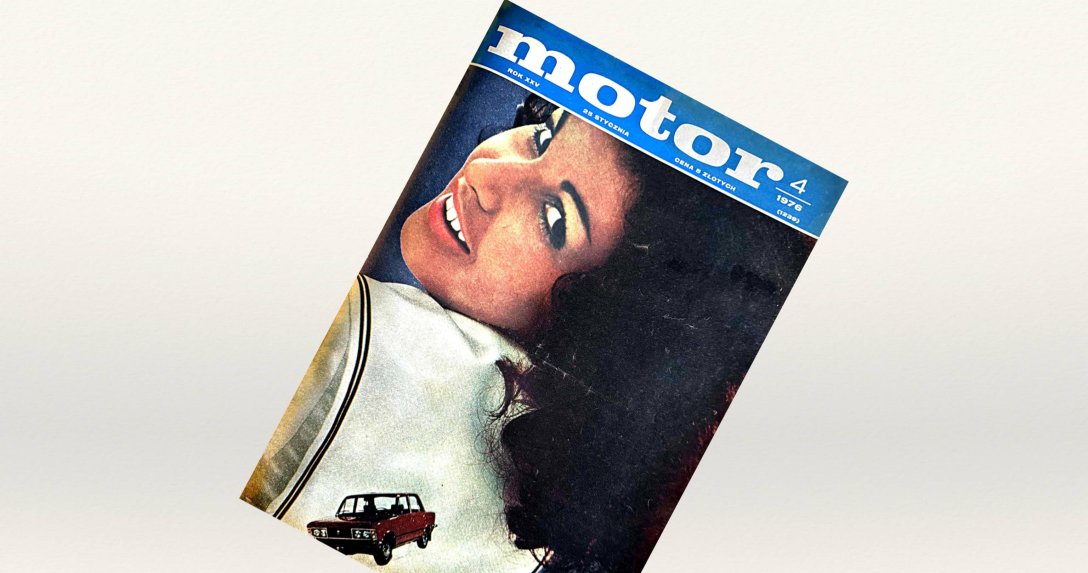 okładka tygodnika Motor numeru 4 z 1976 roku