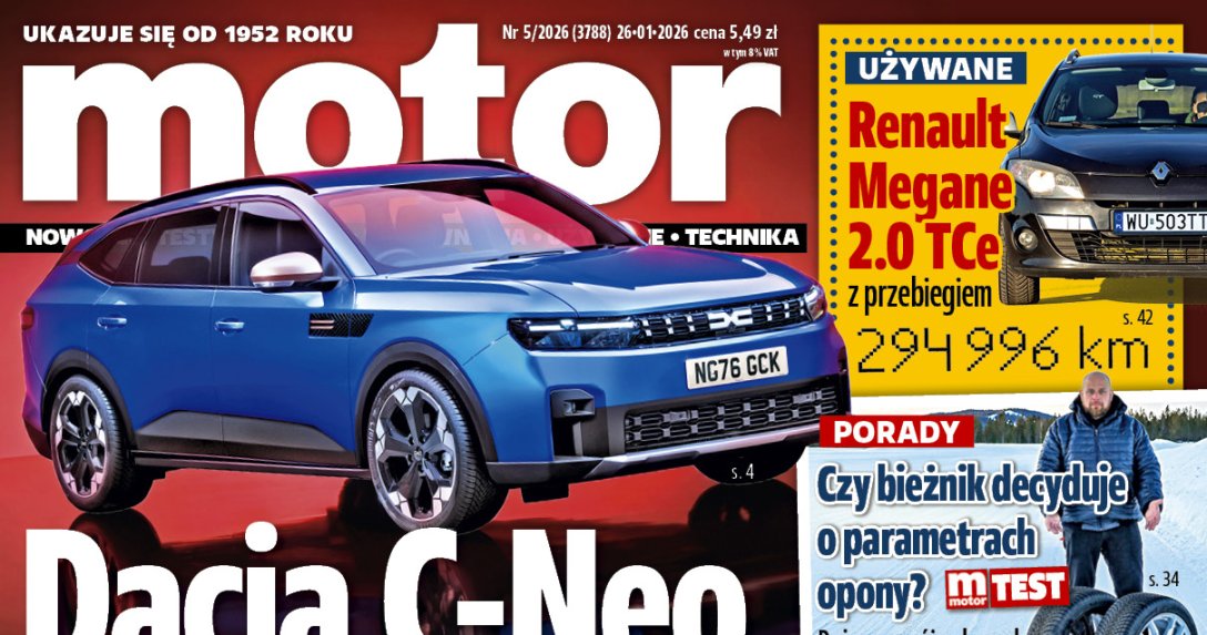 „Motor” nr 5/2026 od poniedziałku w sprzedaży, a w nim m.in.: