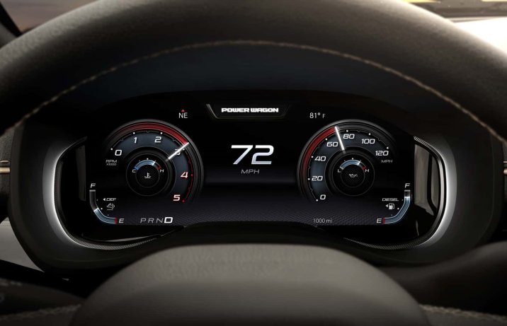 Ram Power Wagon Diesel – wskaźniki
