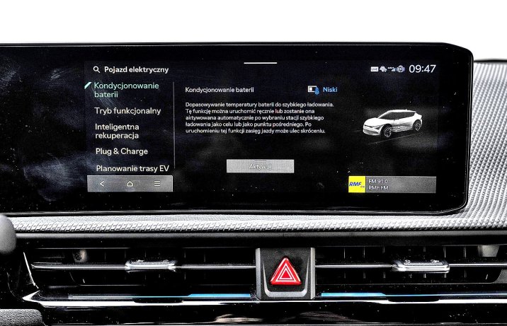 Kia EV6 (2026) – test – ekran