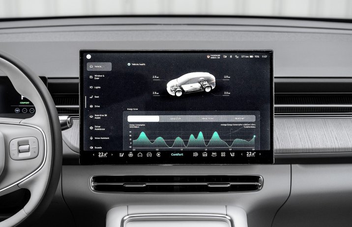 Xpeng G6 RWD Long Range Pro (2026) – test – komputer pokładowy